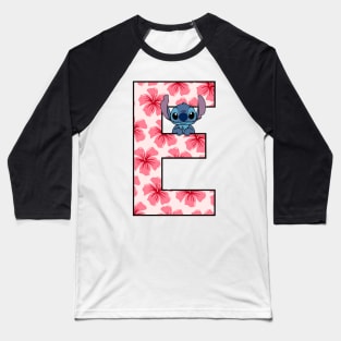 Stitch letter Baseball T-Shirt